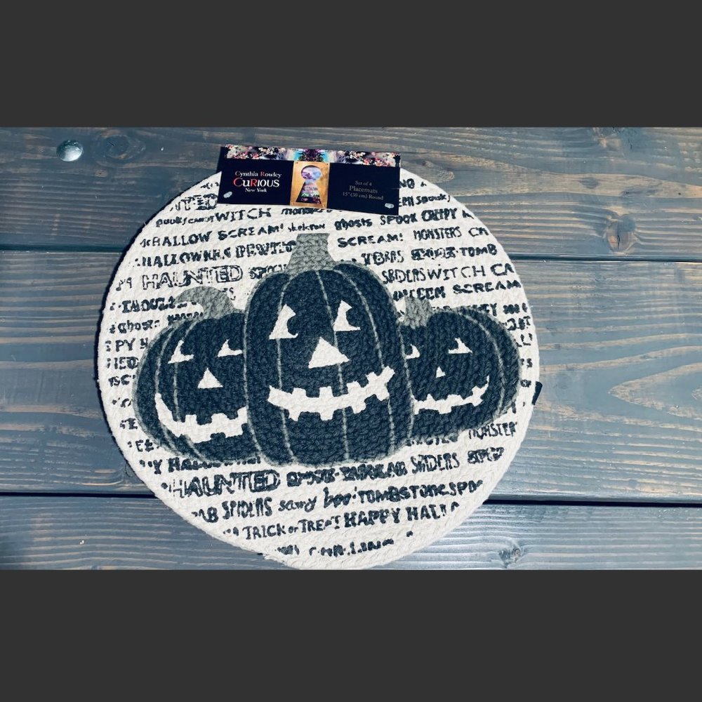 Cynthia Rowley Curious Halloween Placemats